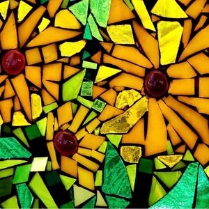 STAINED GLASS Mixed Mosaic Pieces 1lb Crafting, Art, Creative
